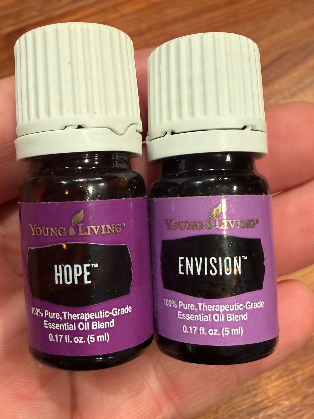 Young Living Hope & Envision Essential Oil 5ml Duo - New and unopened